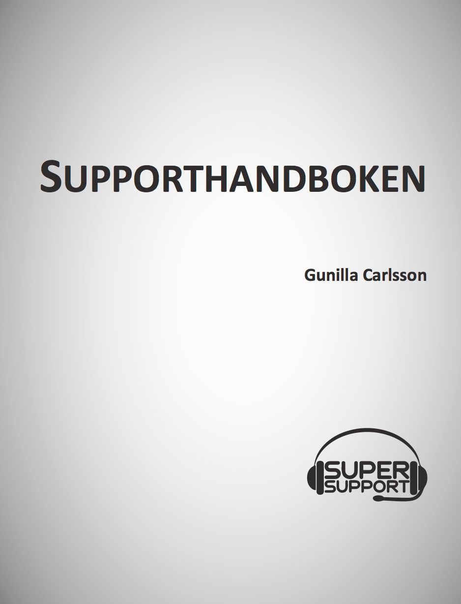 Supporthandboken, eBook by Gunilla Carlsson